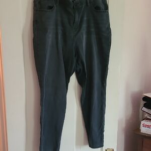 1822 Denim Women's Black Skinny Jeans, 20W